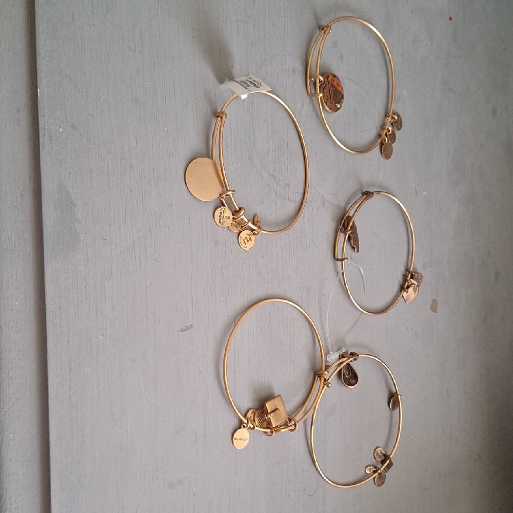 Alex And Ani Gold Bracelets